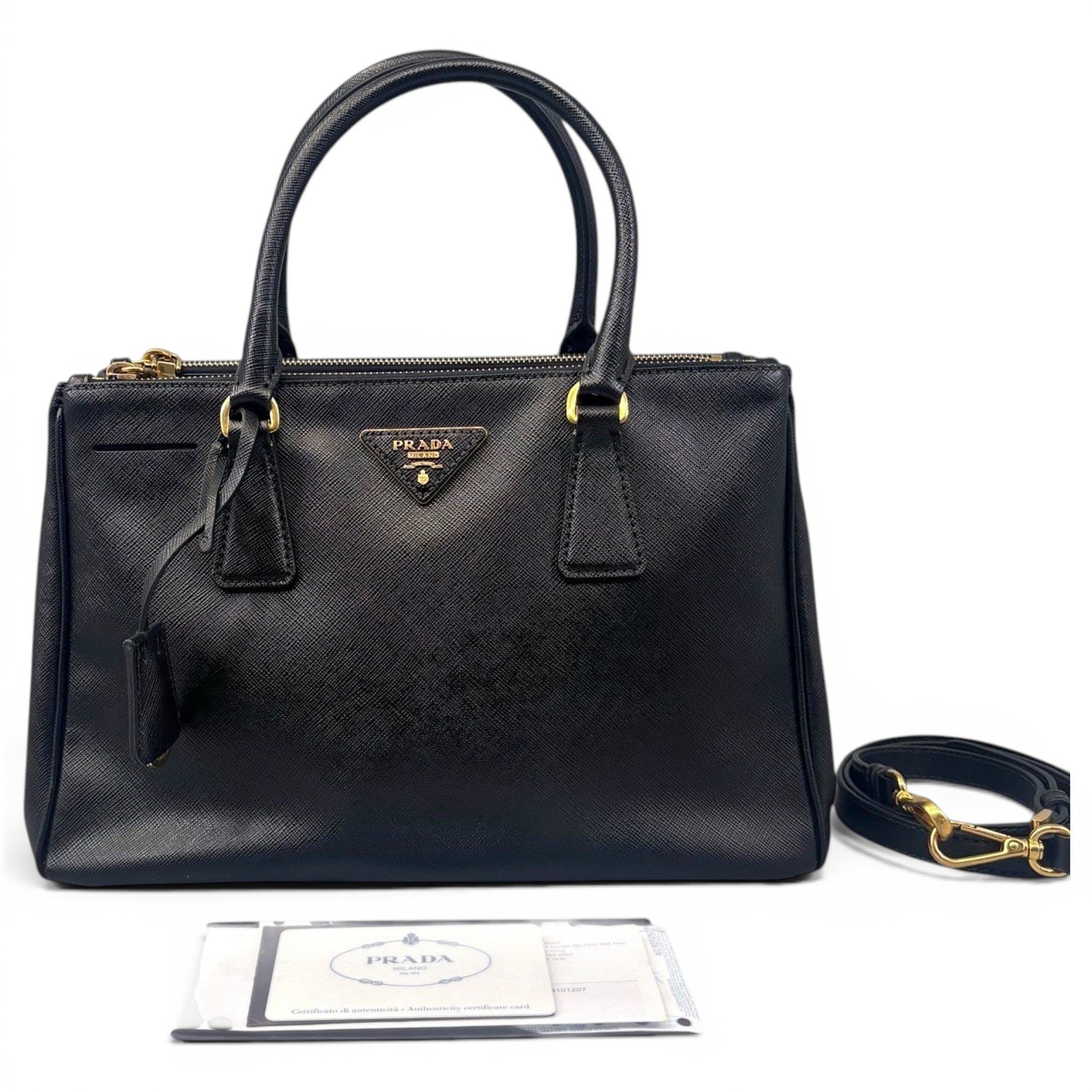 Galleria leather handbag