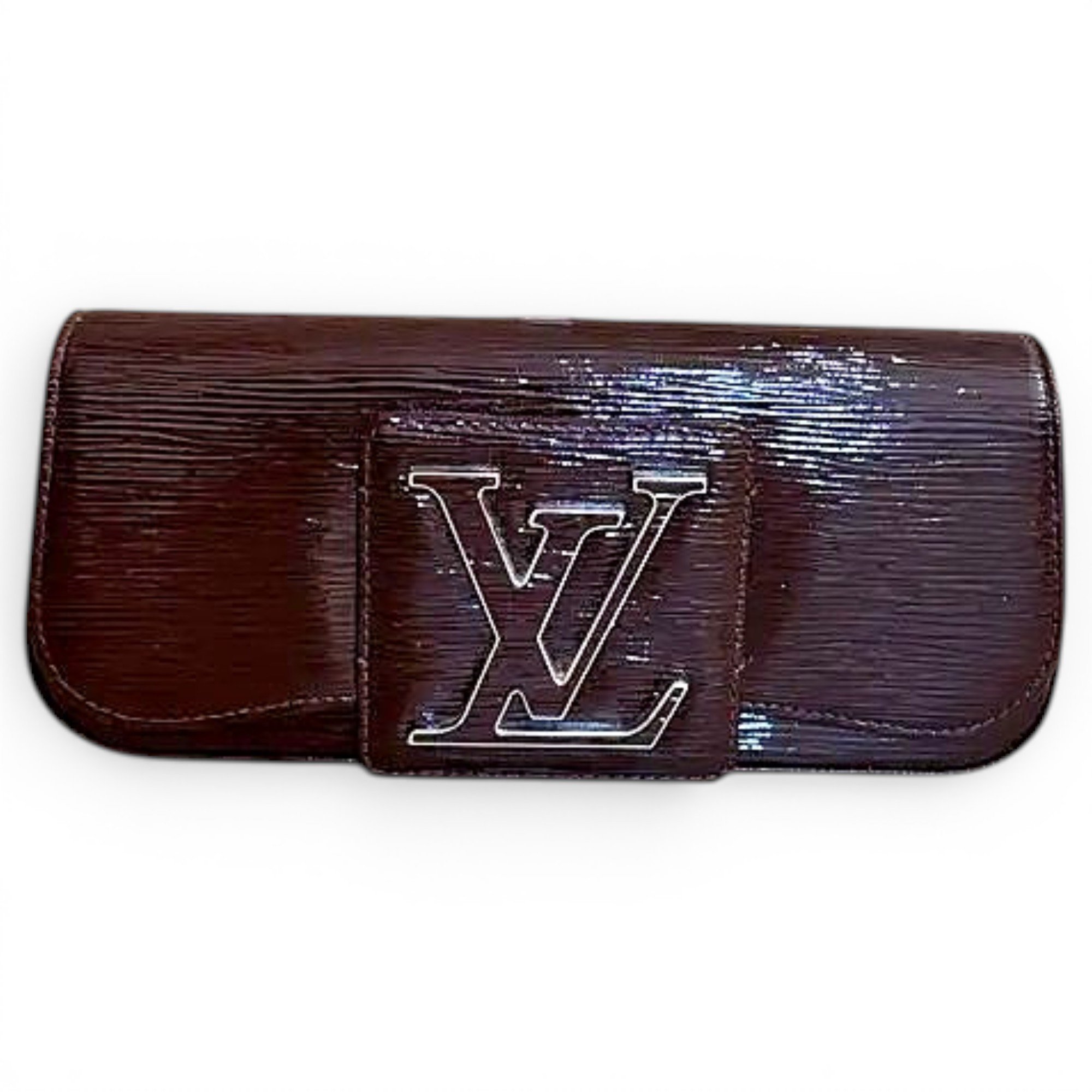 Sobe patent leather clutch bag