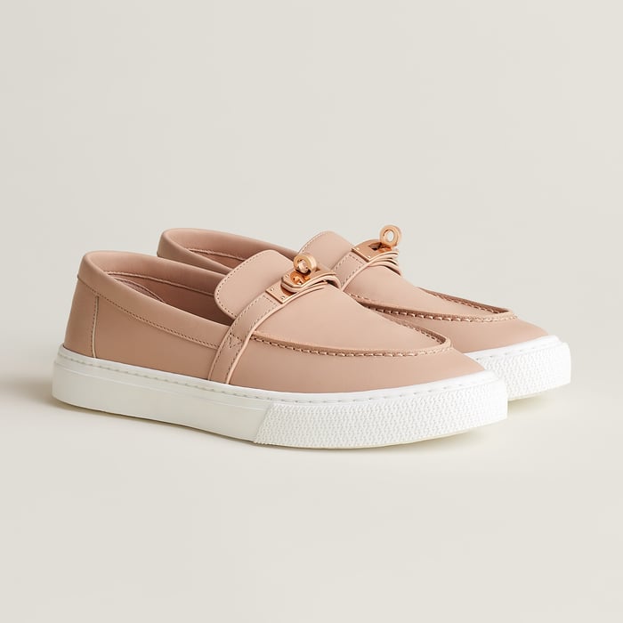 Beige Nude Game Slip-on Sneaker