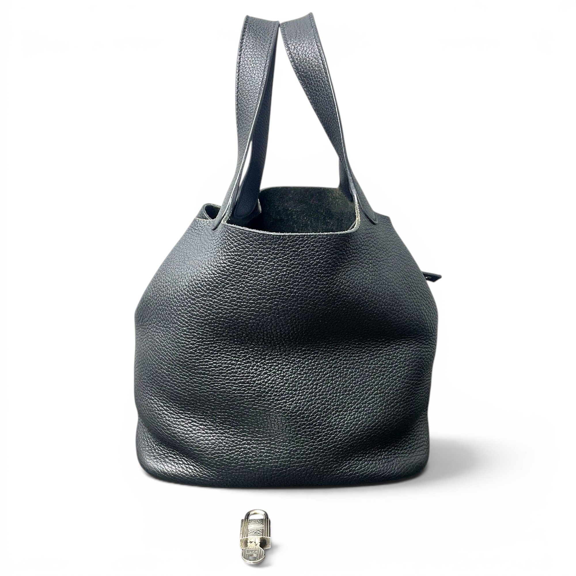 Picotin leather handbag