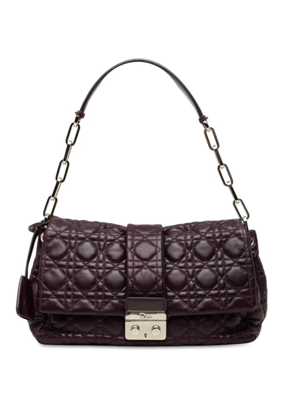 2010 Lambskin Cannage New Lock shoulder bag