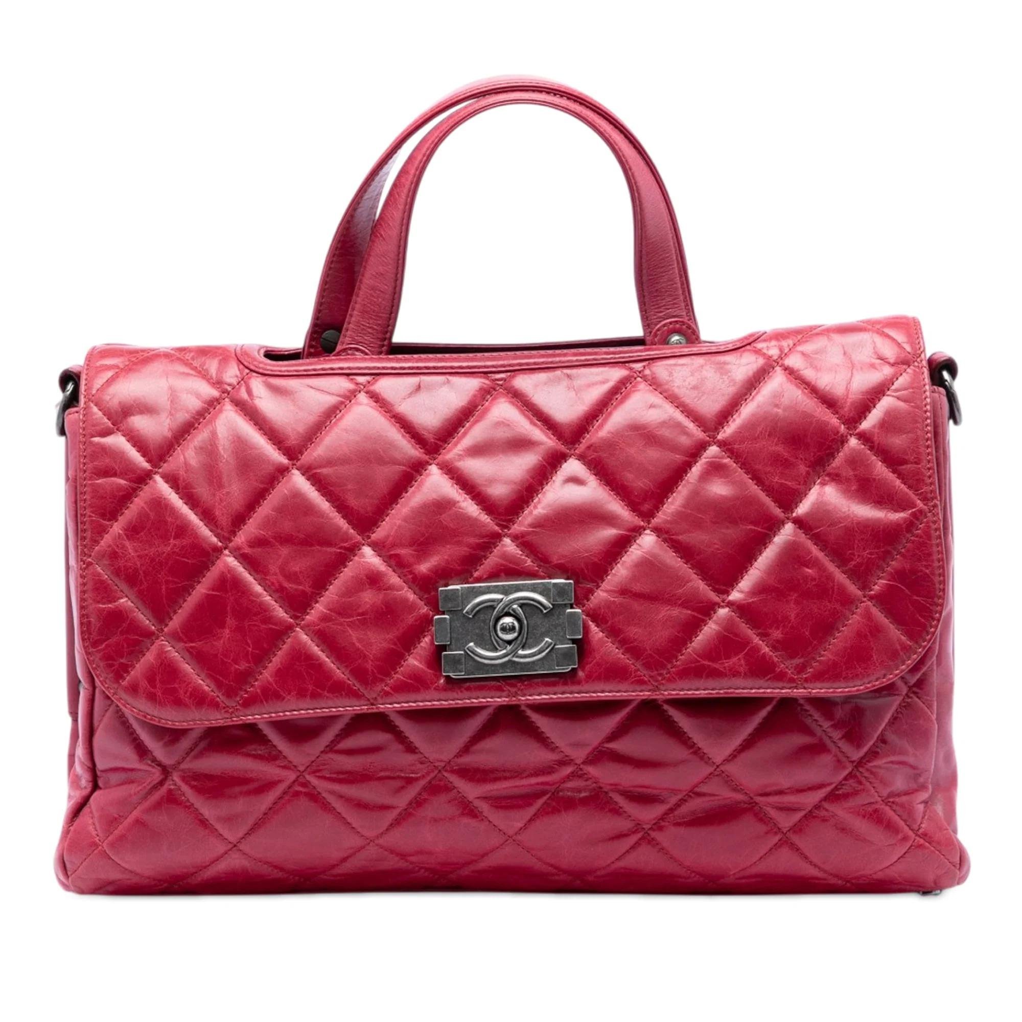 Boy pony-style calfskin handbag