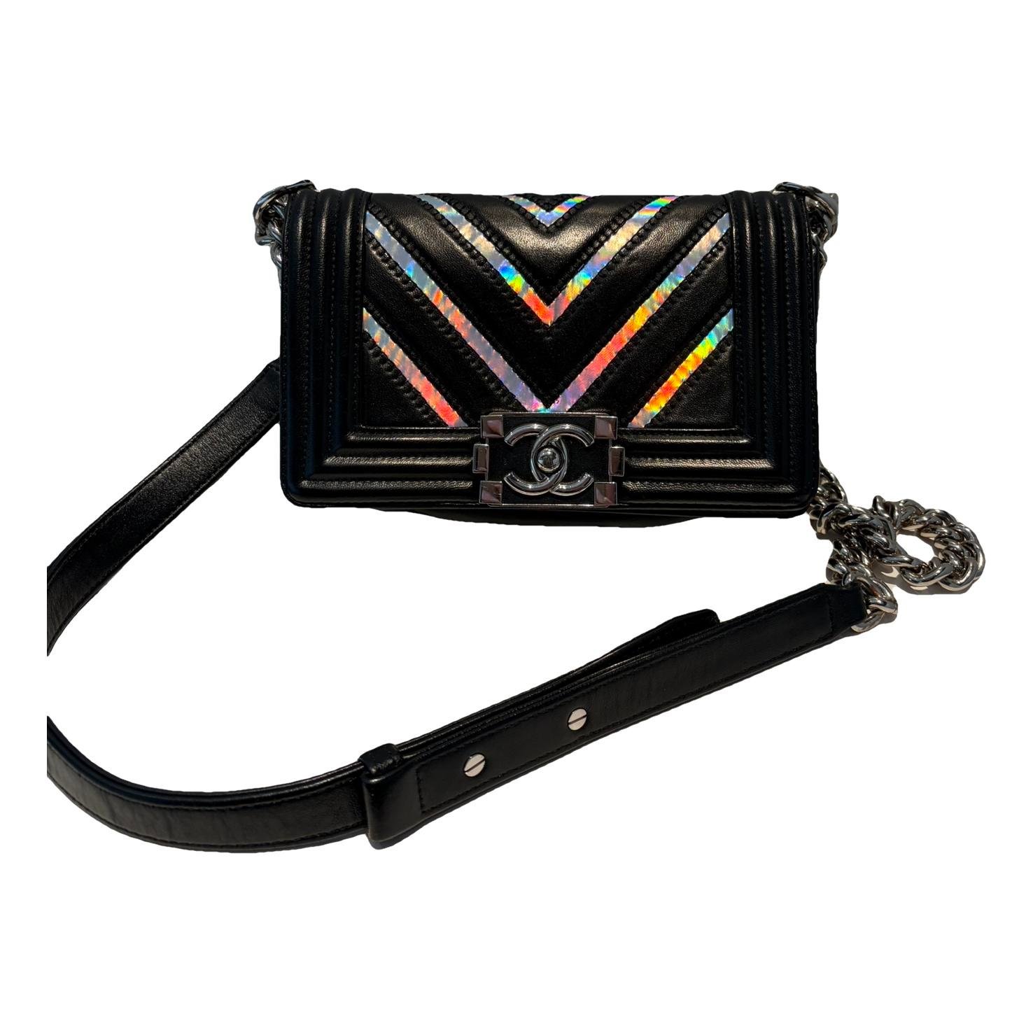 Boy leather crossbody bag