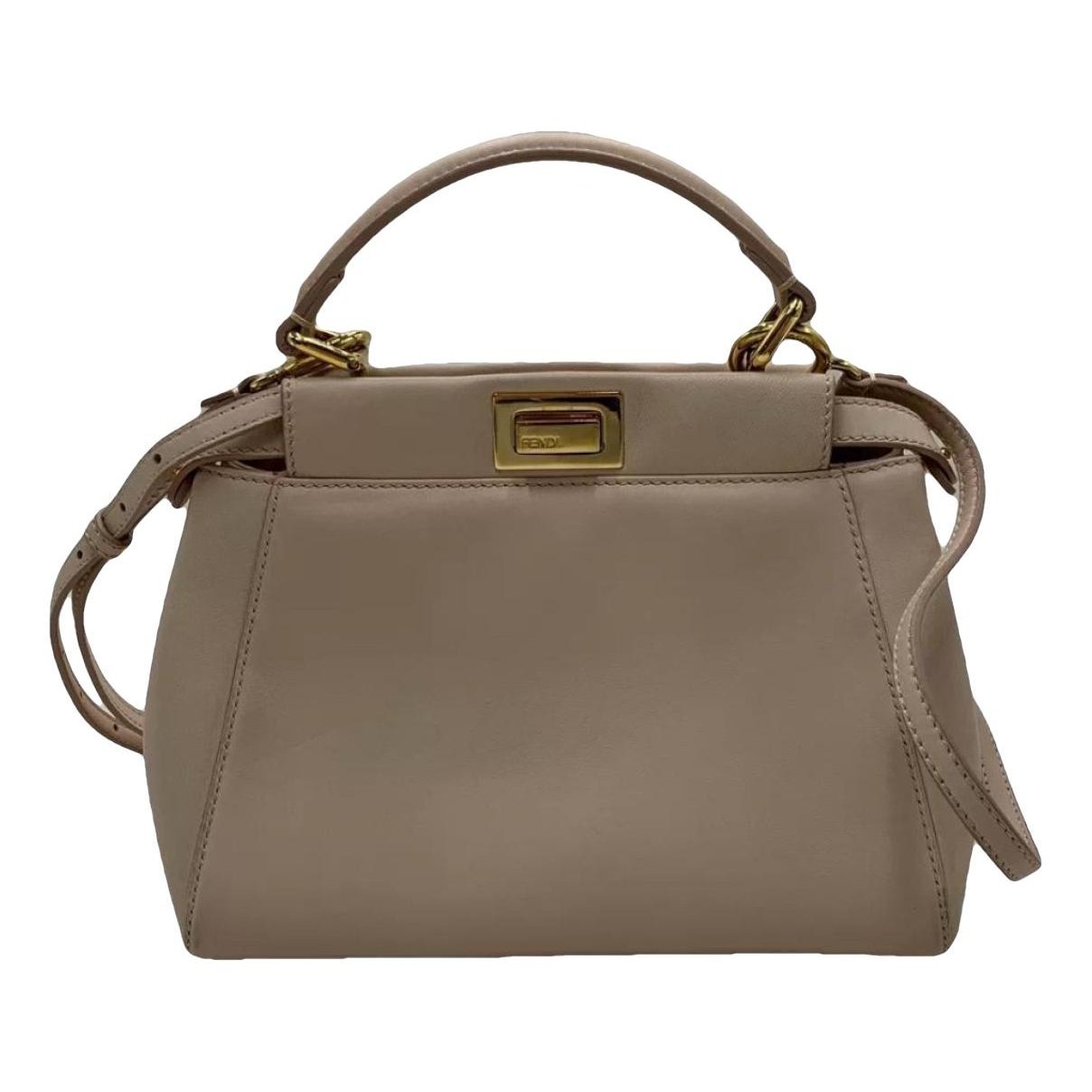 Peekaboo leather handbag