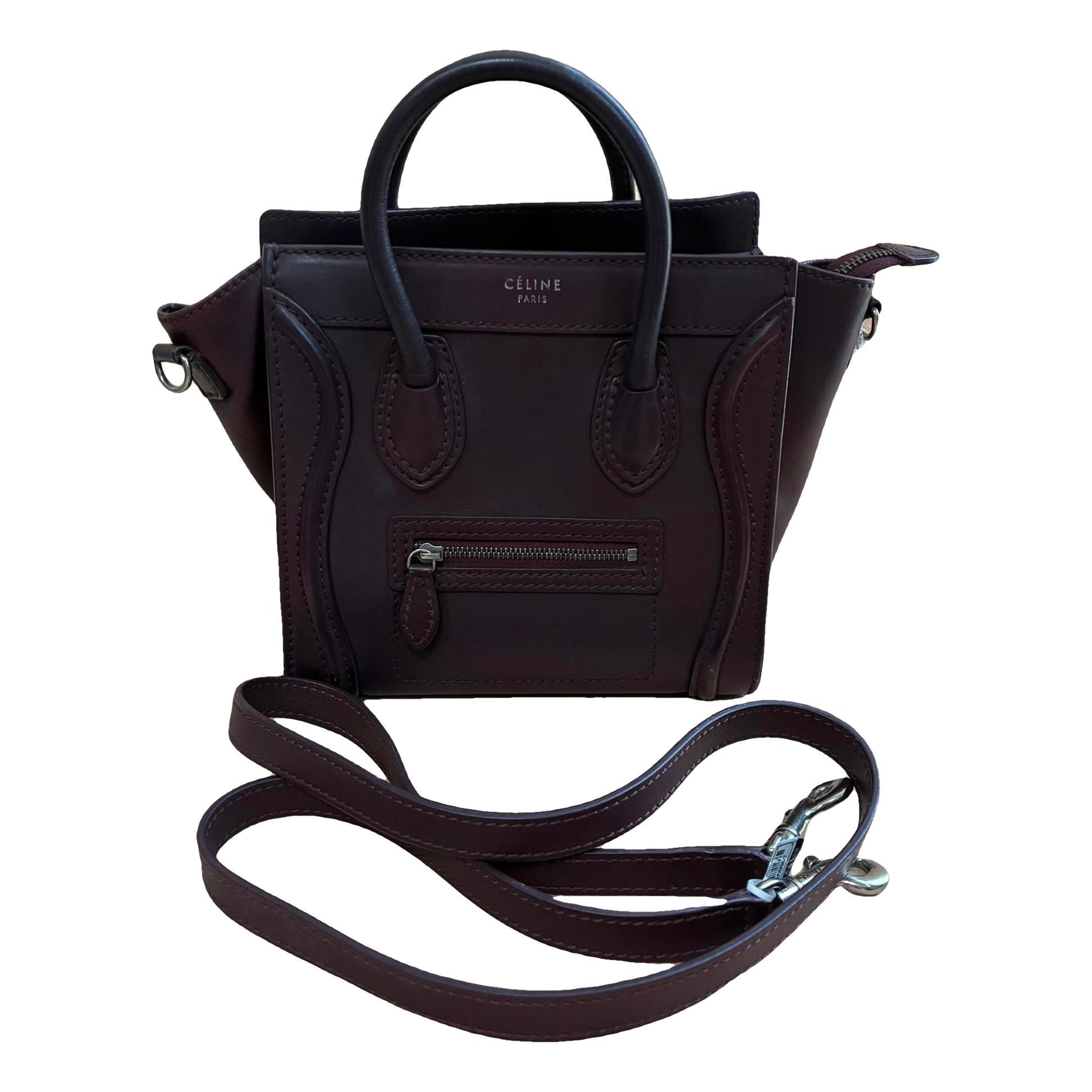 Nano Luggage leather handbag