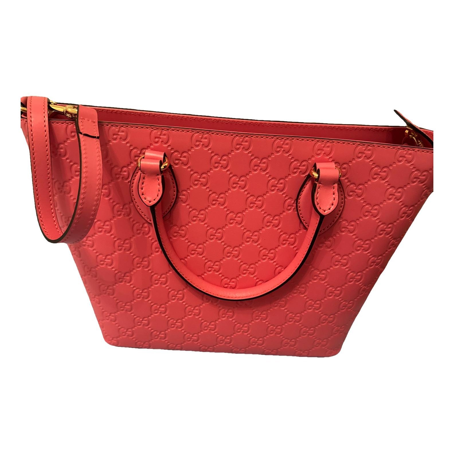 Leather tote