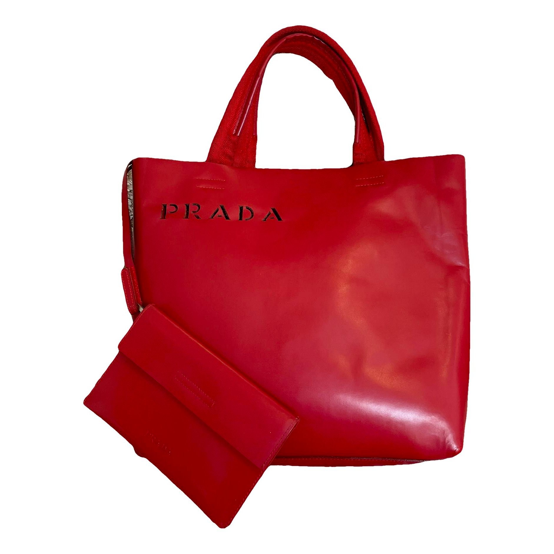 Leather tote