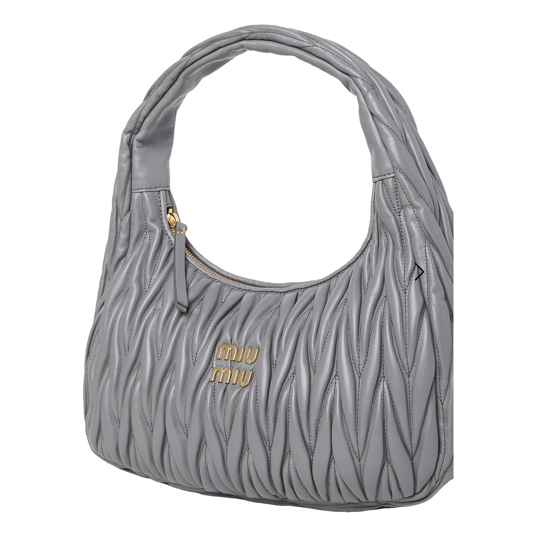 Miu Wander leather handbag