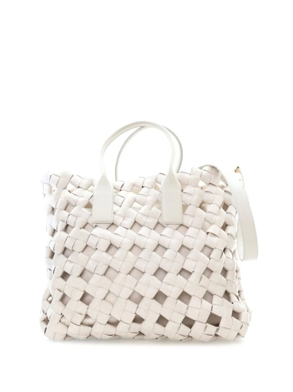 2010-2026 Canvas Intrecciato Hand Knotted Tote satchel