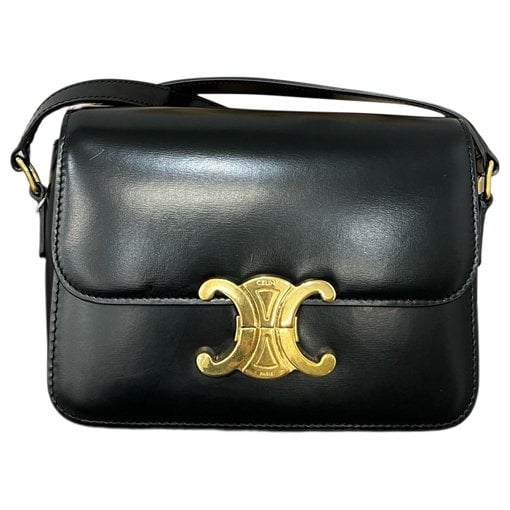 Triomphe leather handbag