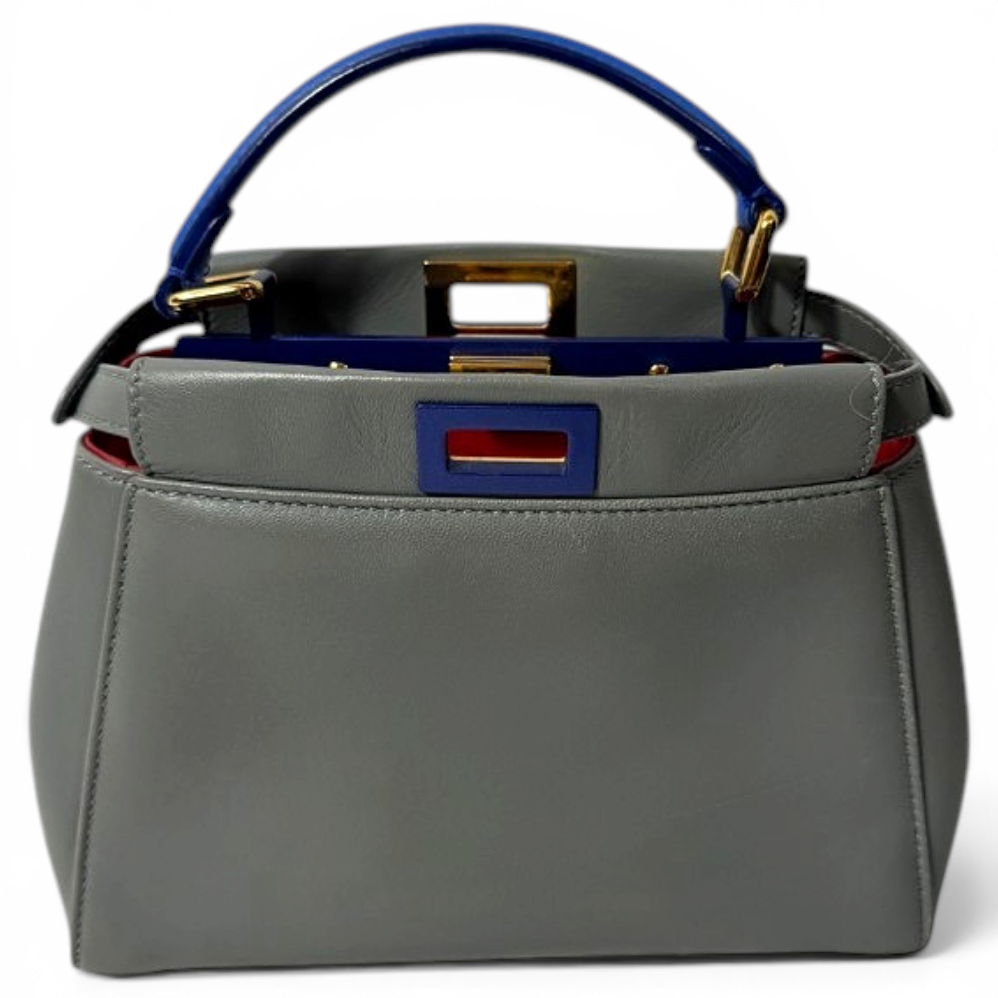 Peekaboo leather handbag
