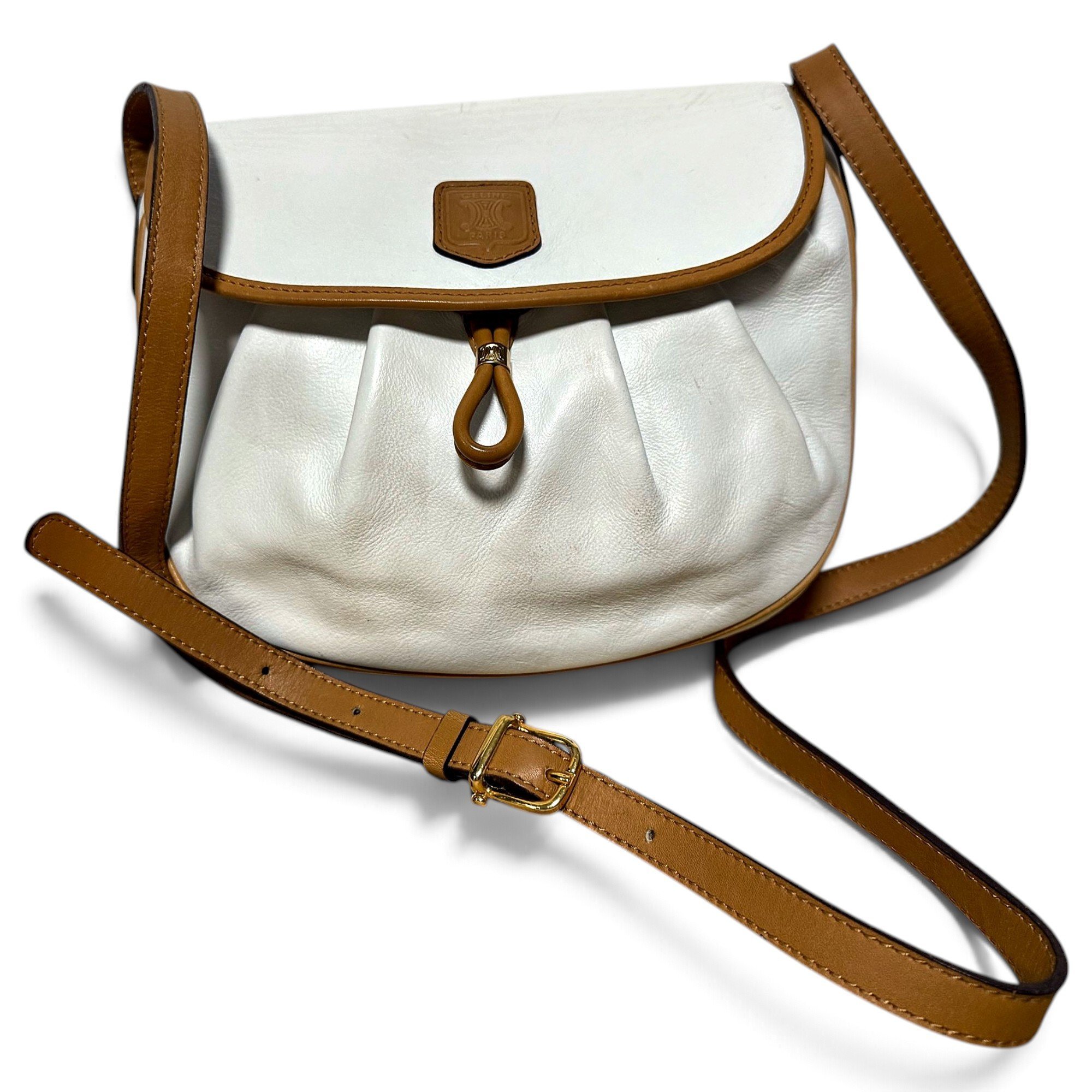 Triomphe leather handbag