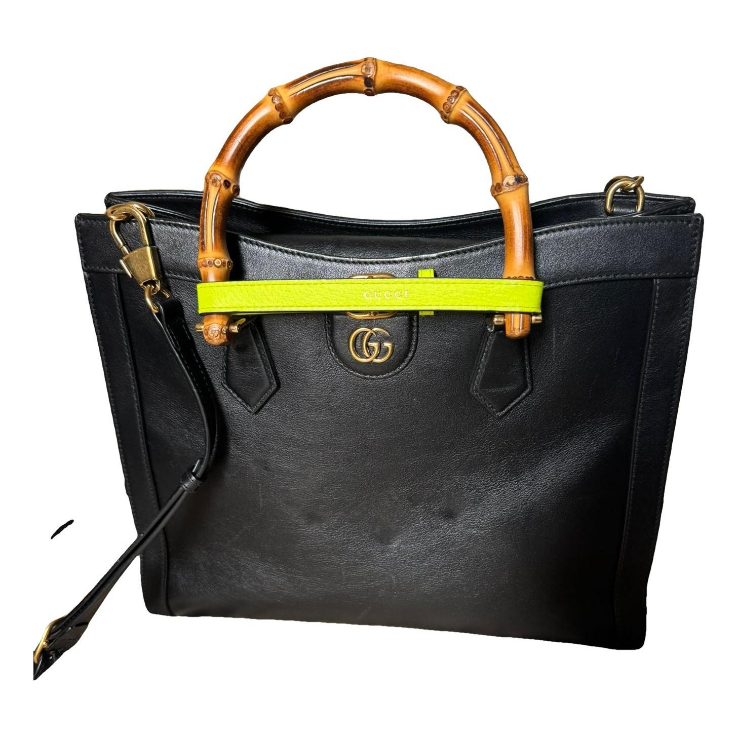 Diana Bamboo leather tote