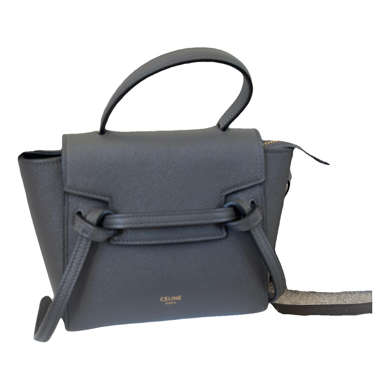 Belt leather handbag