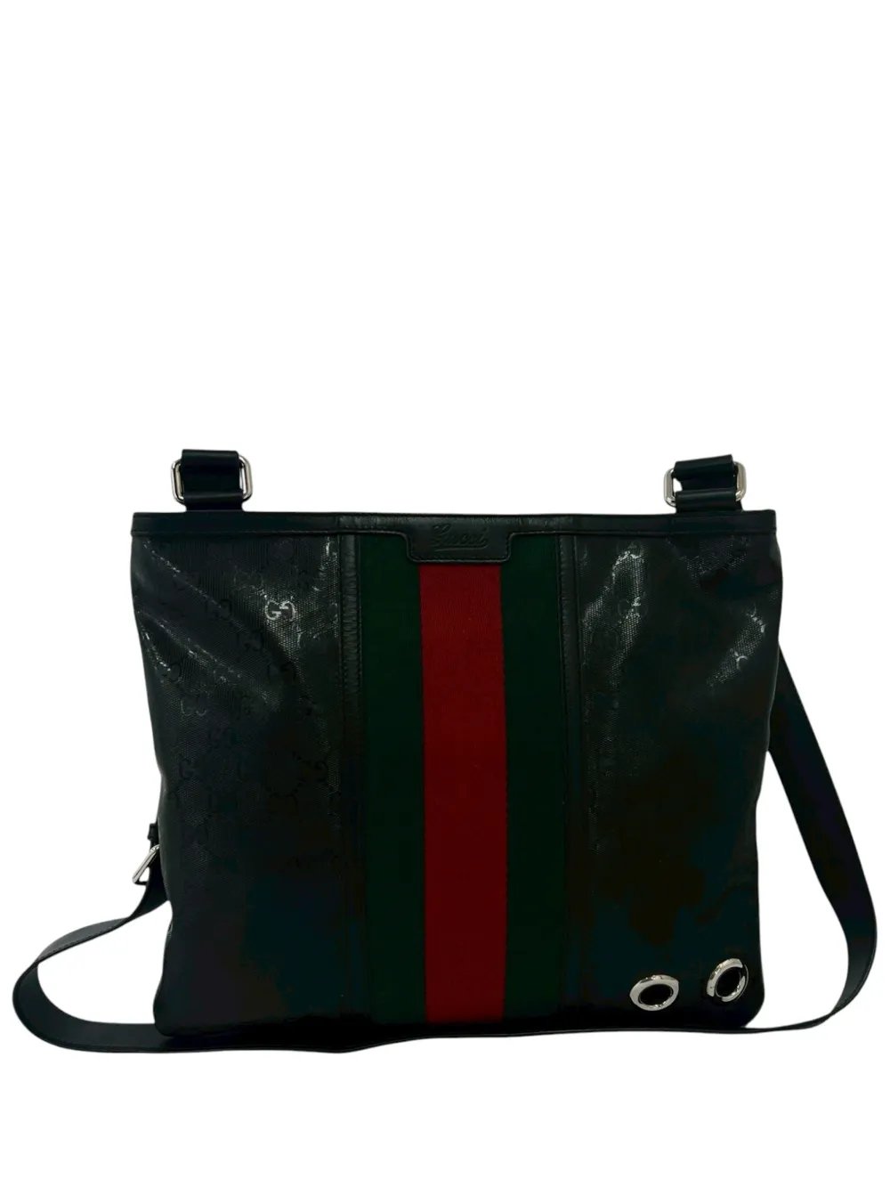 20th Century Fiat 500 Medium GG Imprime Web Messenger Bag crossbody bag