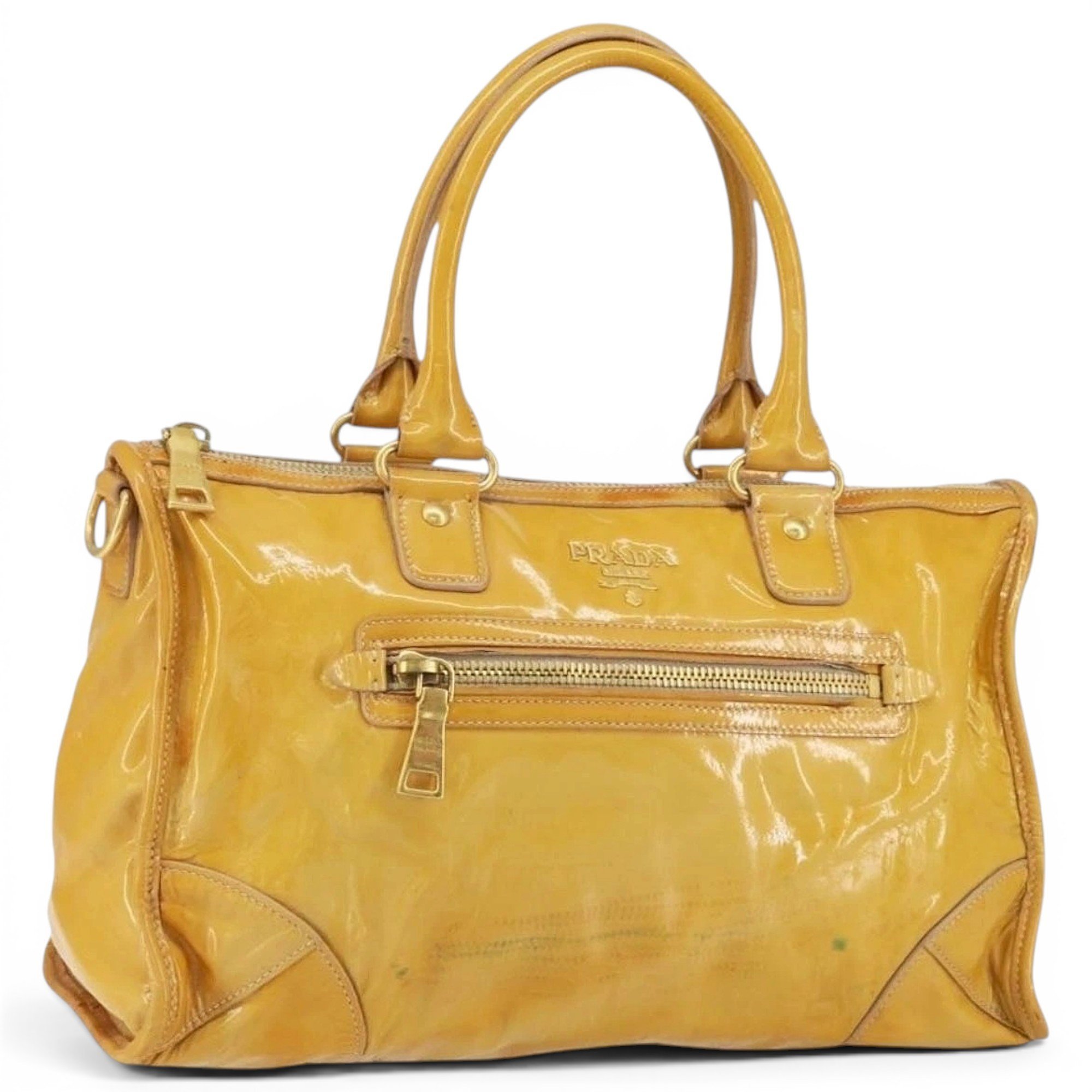Leather handbag