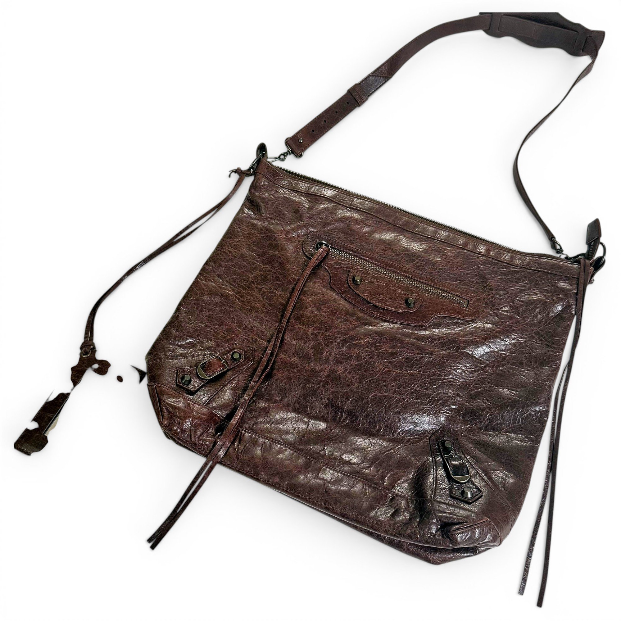 Day leather handbag
