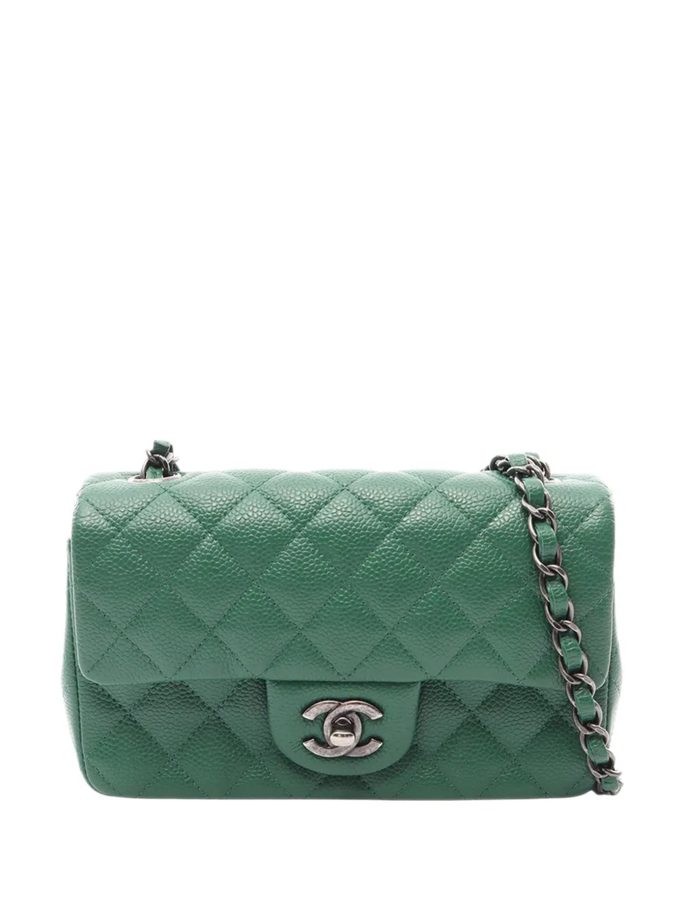 2015-2016 Mini Rectangular Classic Caviar Single Flap crossbody bag