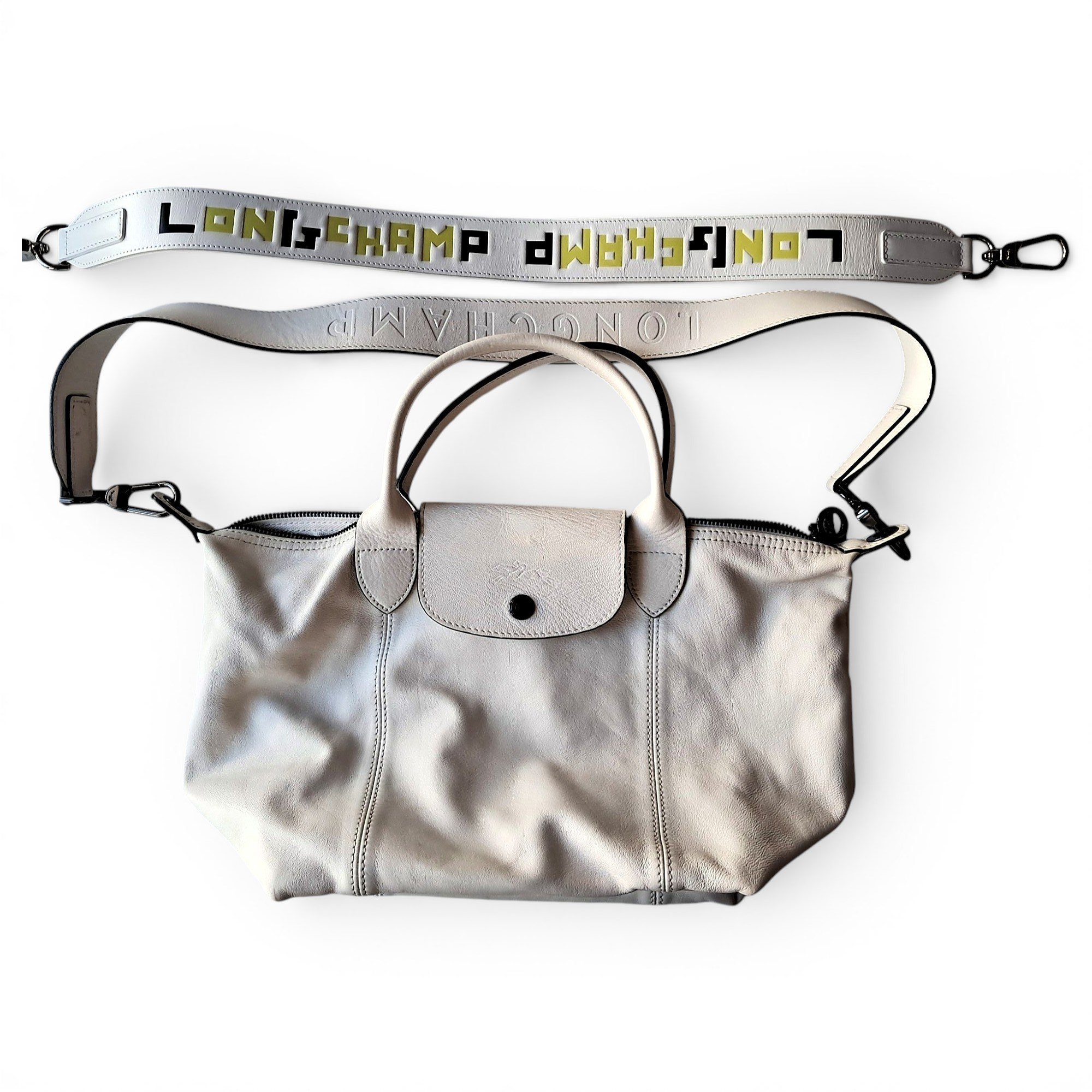 Pliage leather handbag