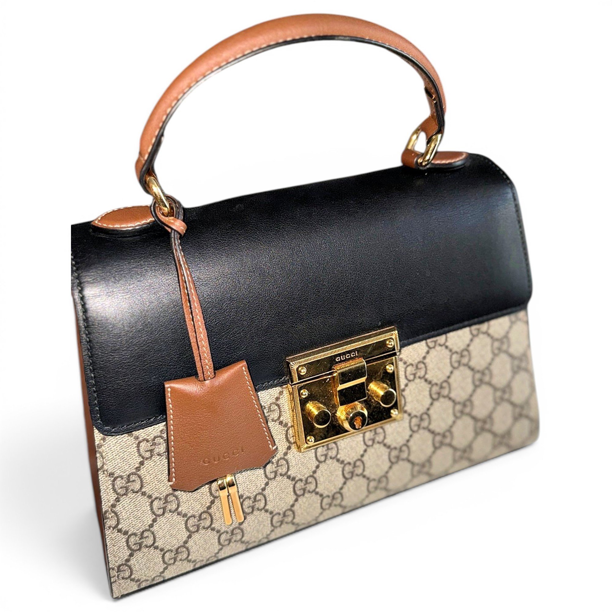 Padlock cloth crossbody bag