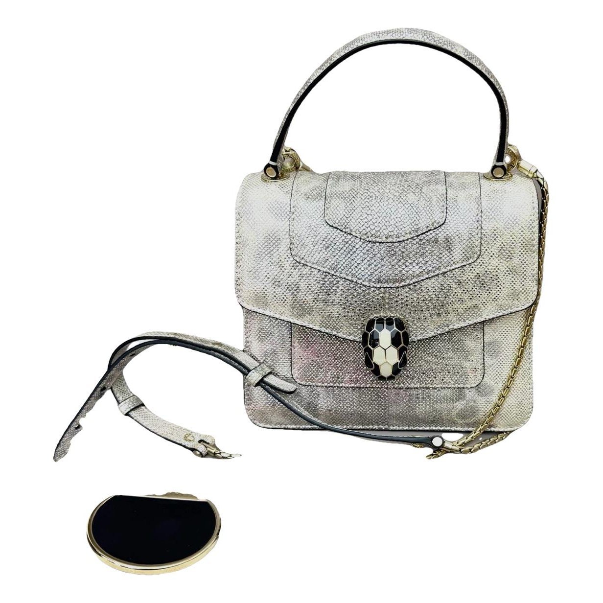 Serpenti leather handbag