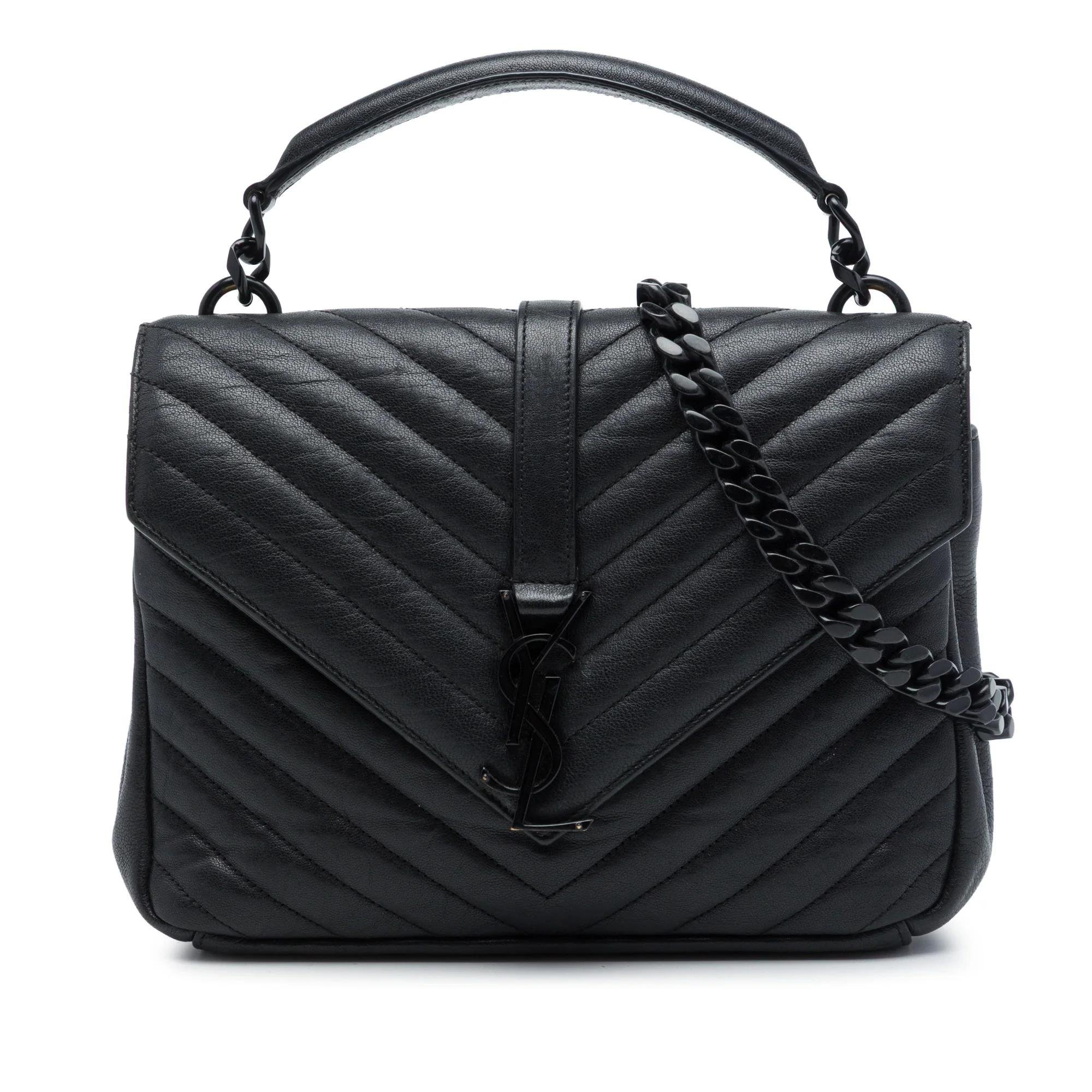 Collége monogramme leather handbag