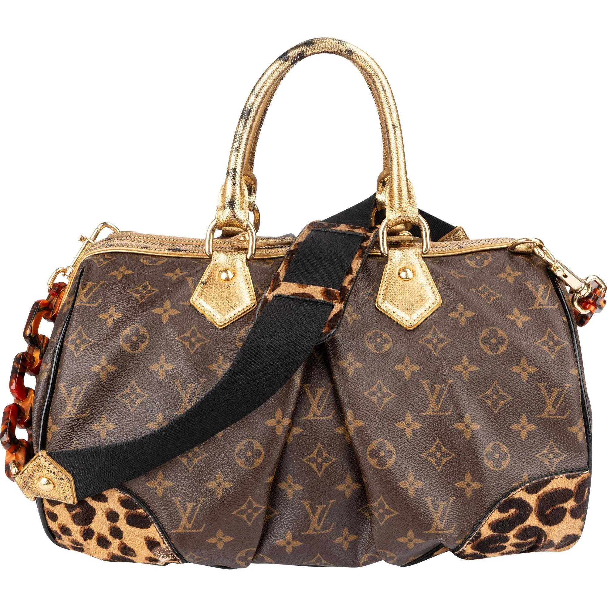 Stephen Sprouse Boston leather handbag