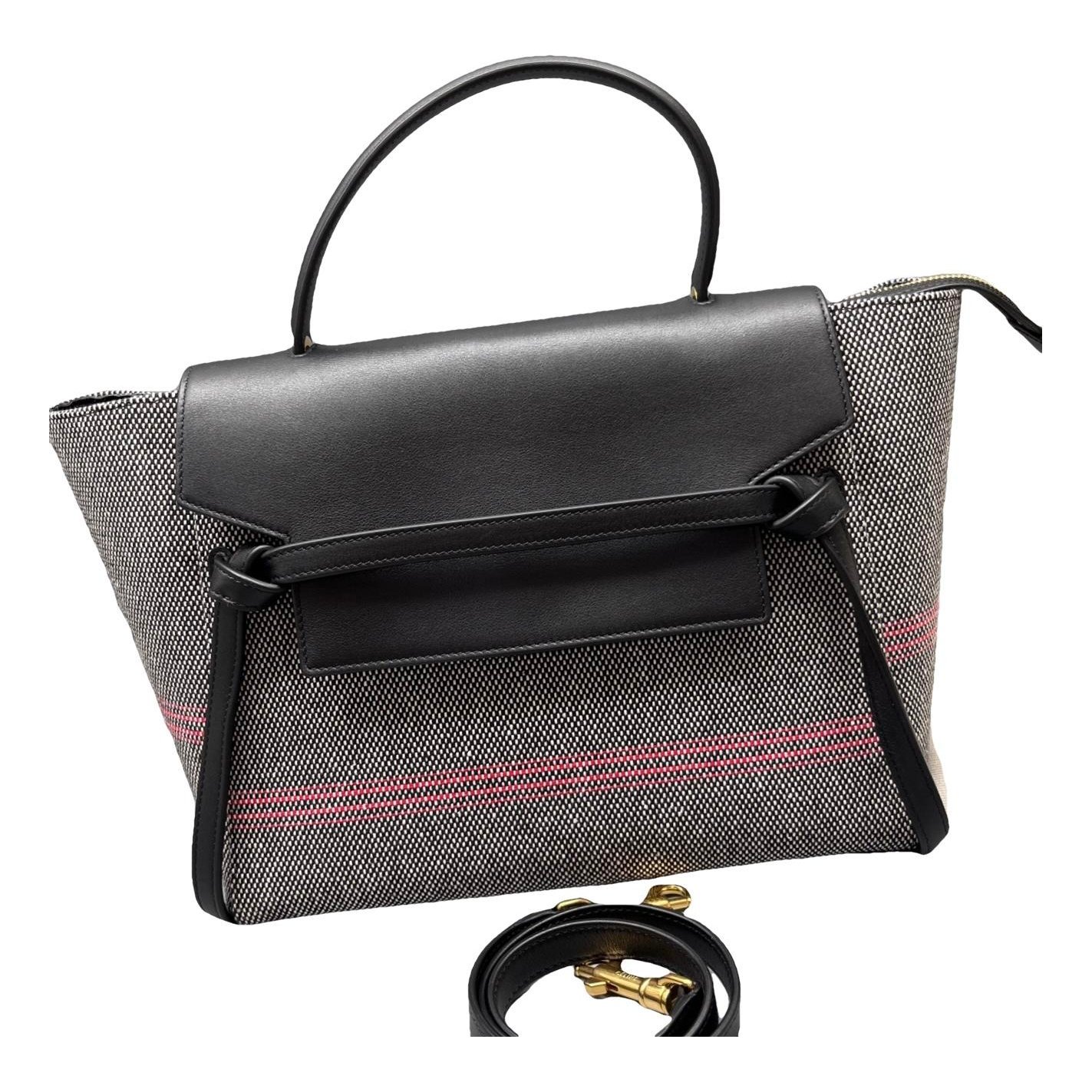 Belt leather handbag