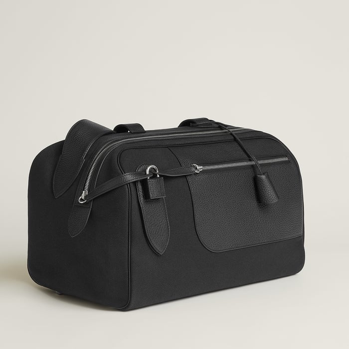 Noir Long Courrier Bag