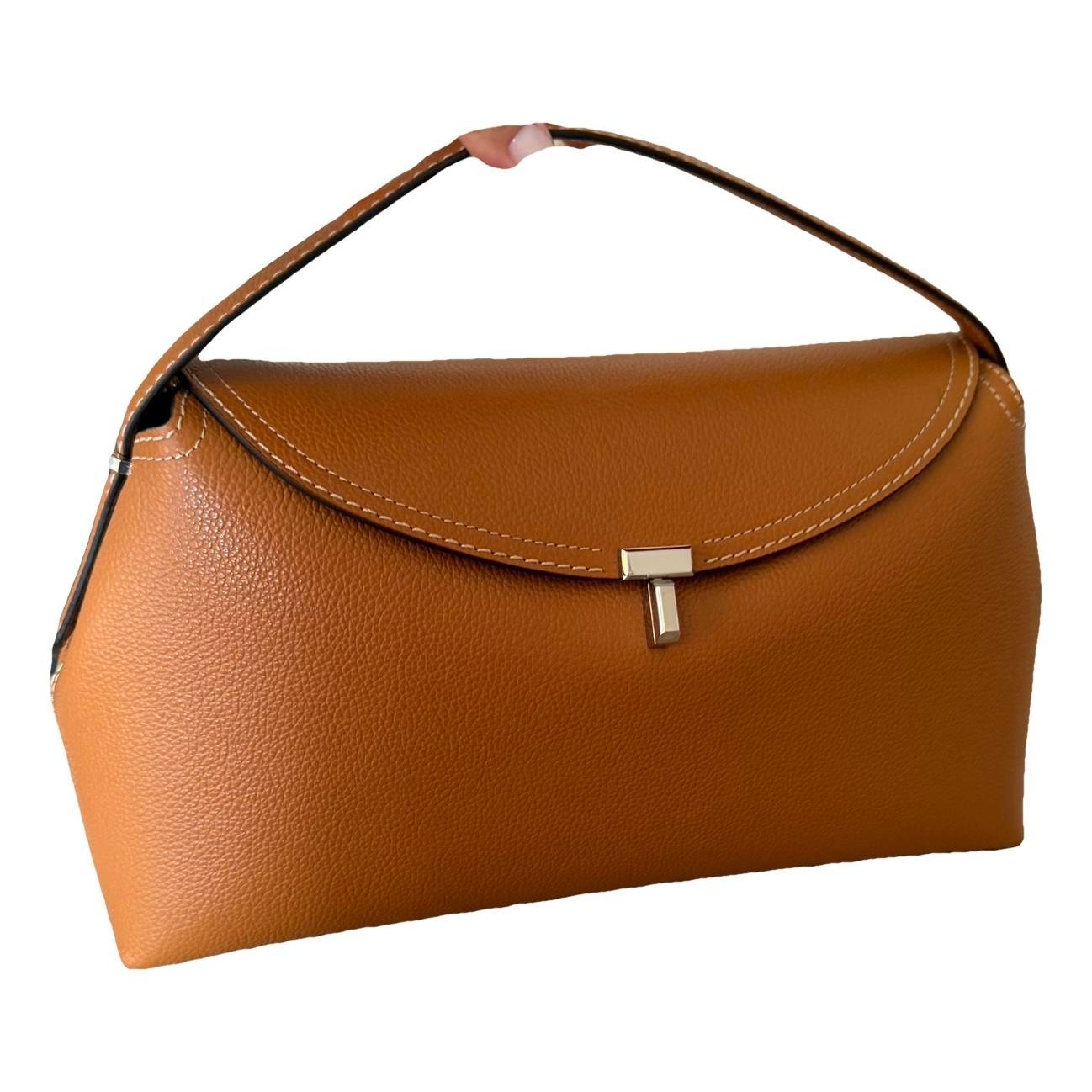 T-Lock leather handbag