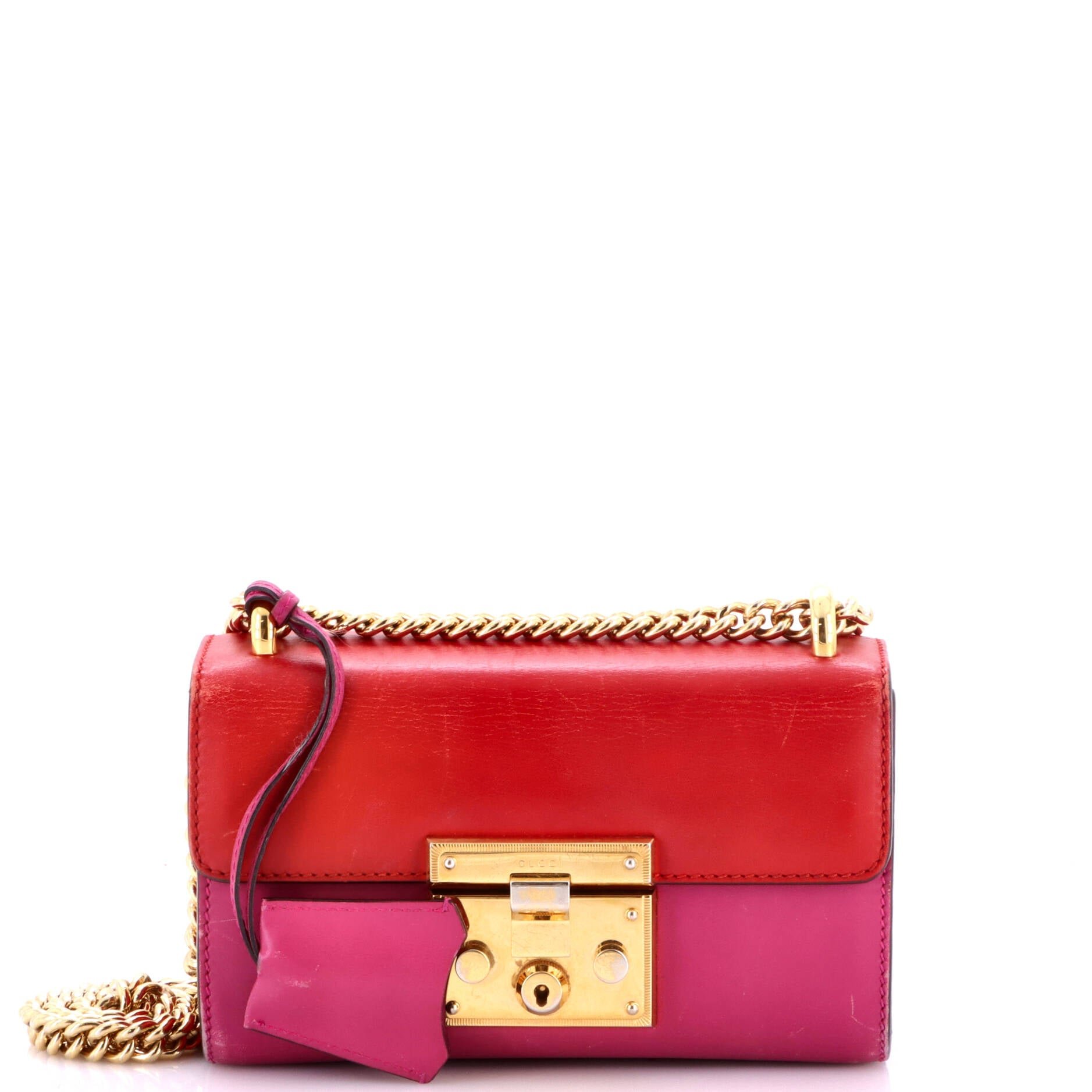 Padlock Shoulder Bag Leather Small