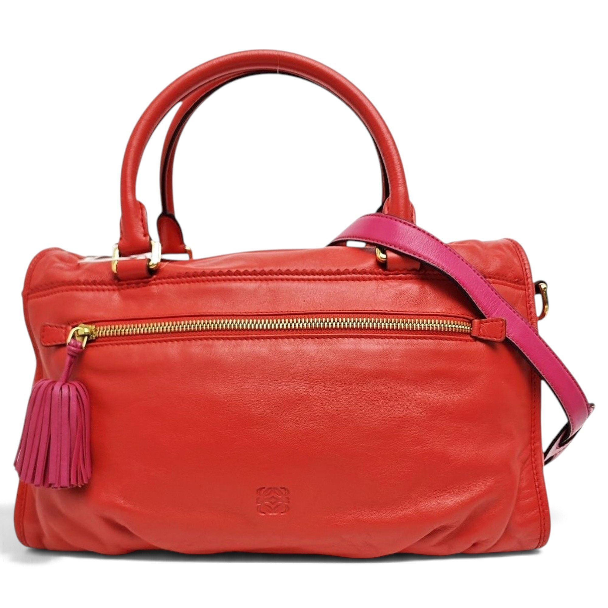 Leather handbag