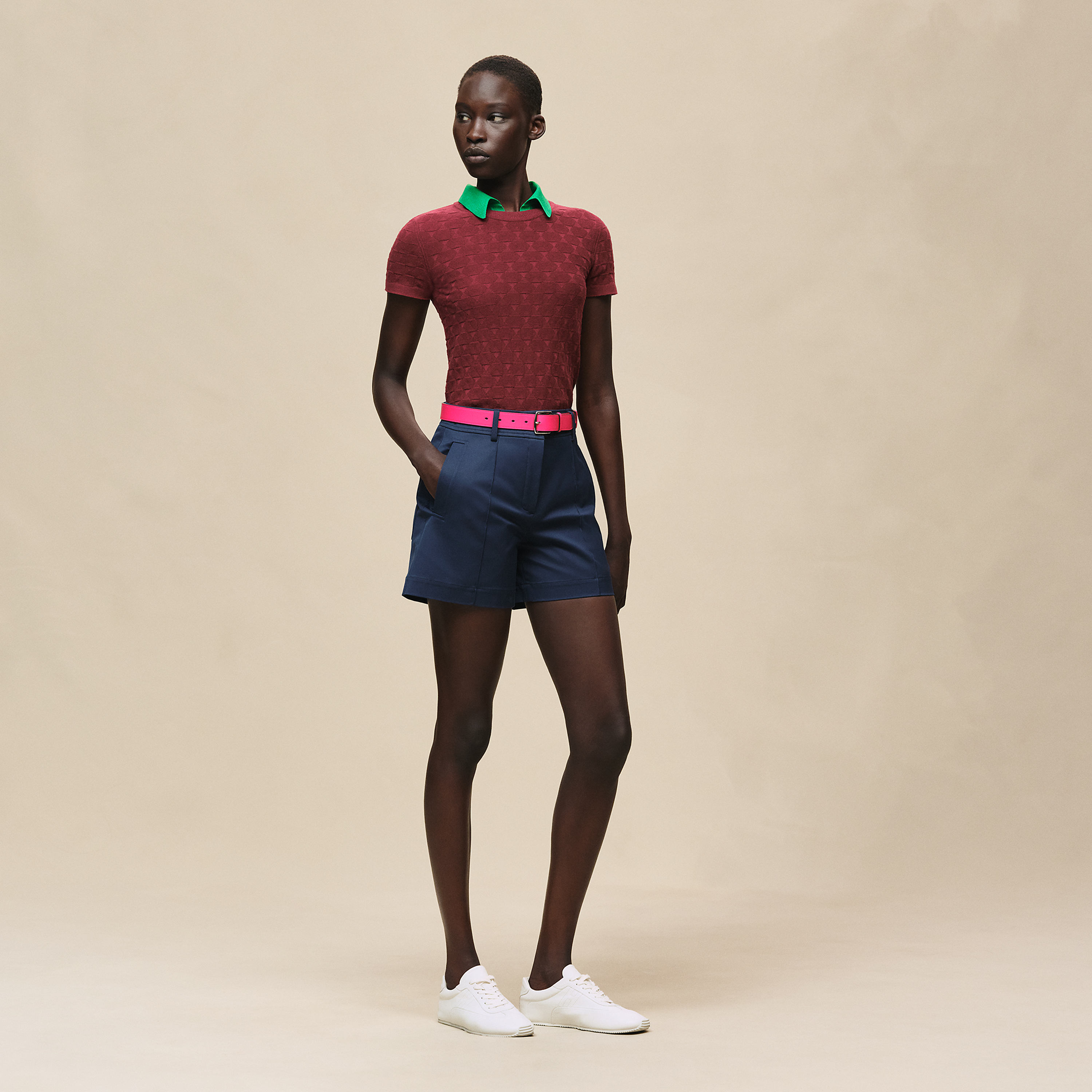 "Medor" short-sleeve sweater