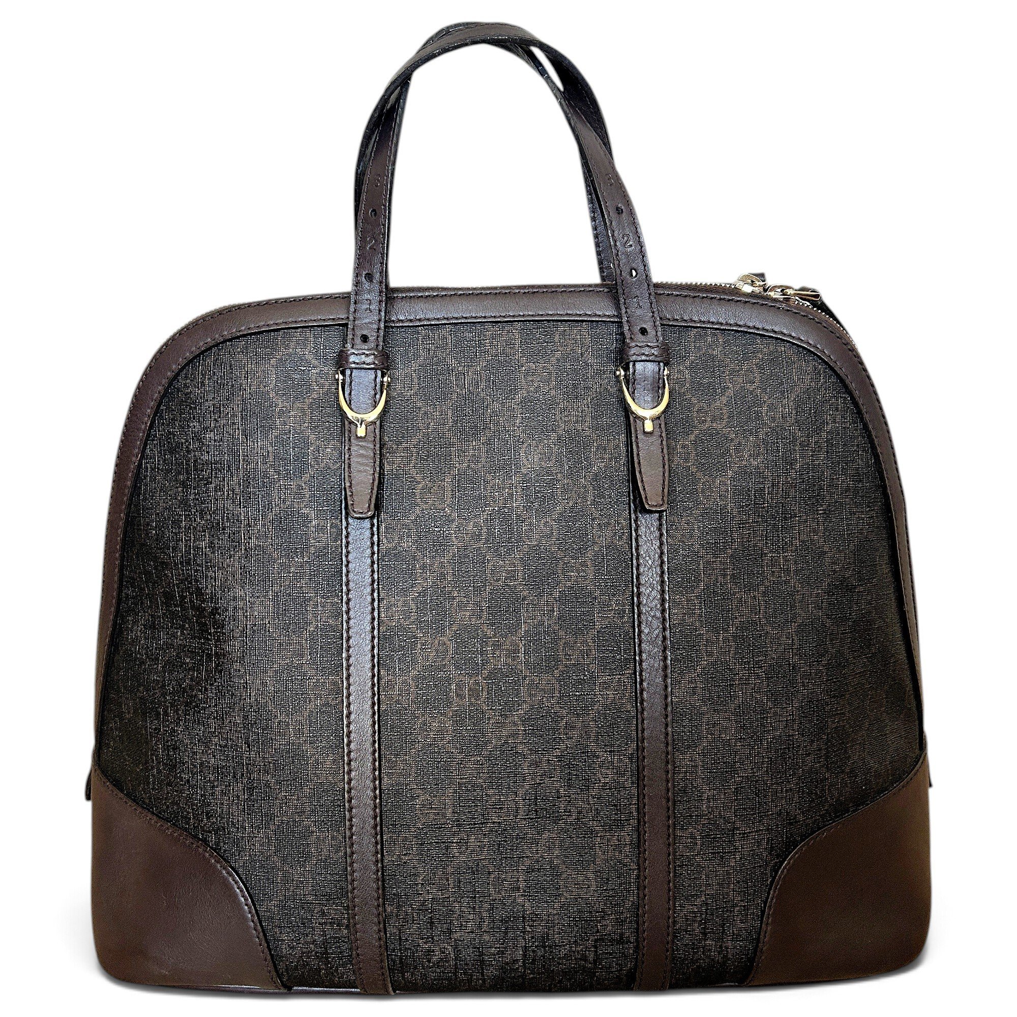 Ophidia Dome Top Handle leather handbag