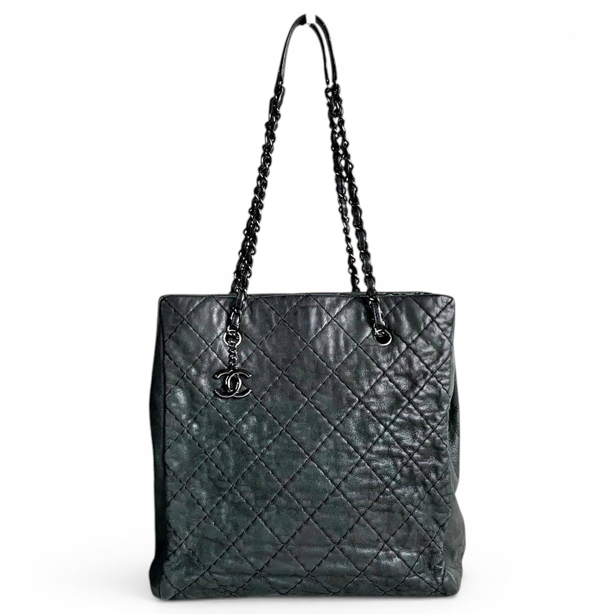 Leather tote