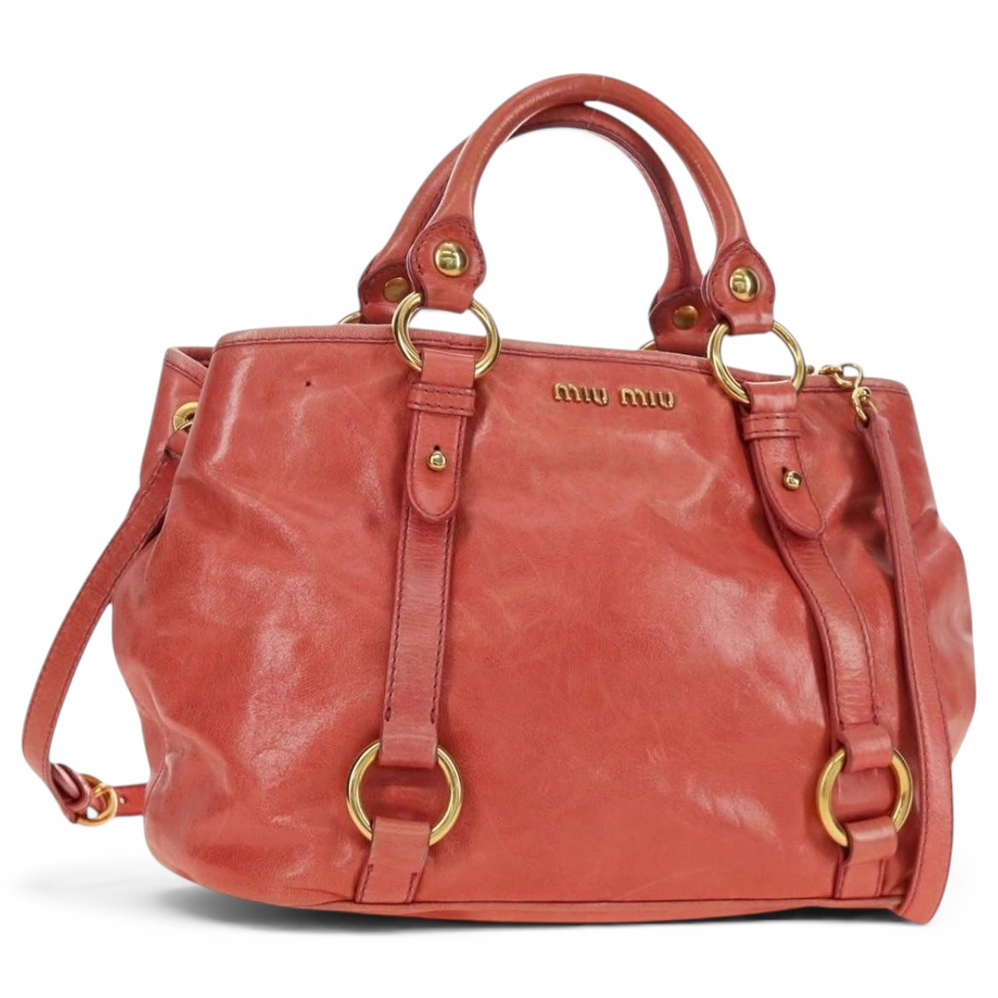 Leather handbag