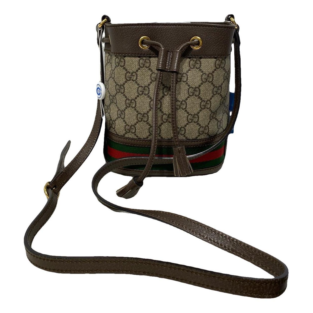 Ophidia Bucket leather handbag