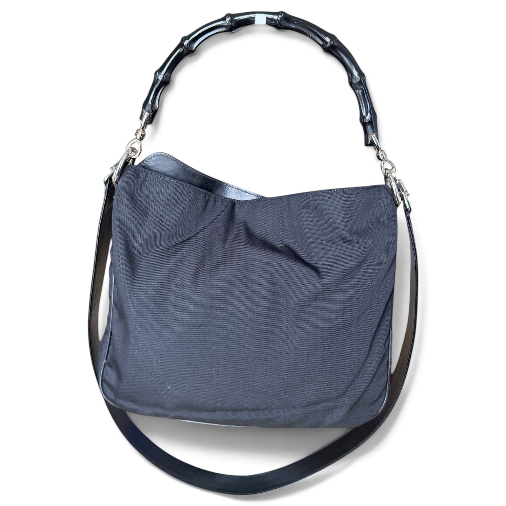 Bamboo Top Handle cloth handbag