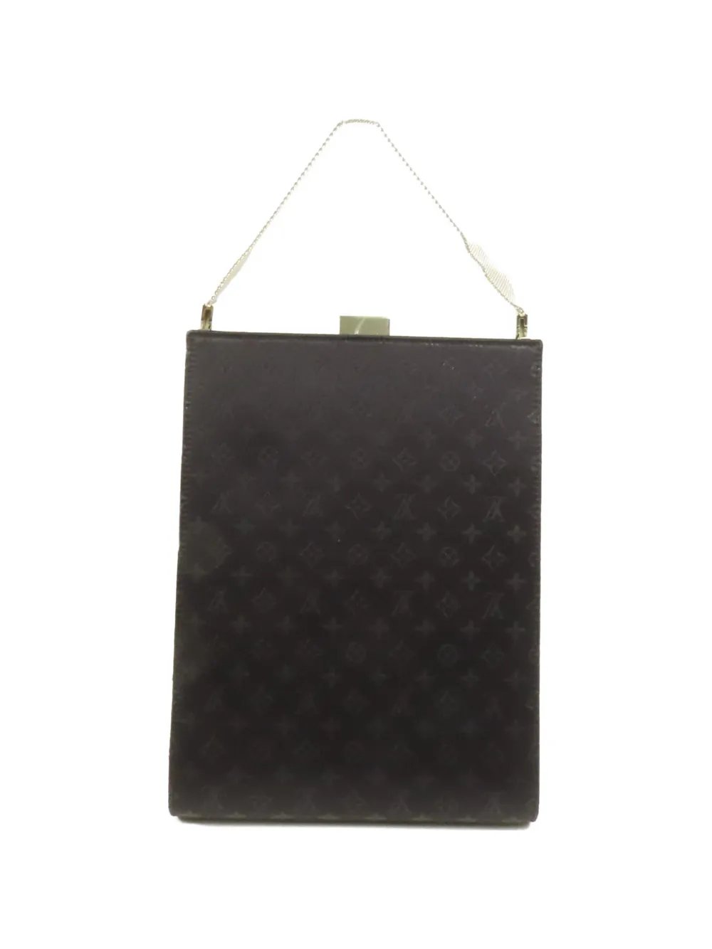 GM Ange monogram-patterned clutch bag