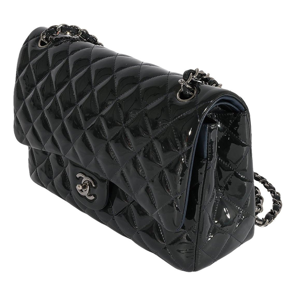 Timeless/Classique patent leather handbag