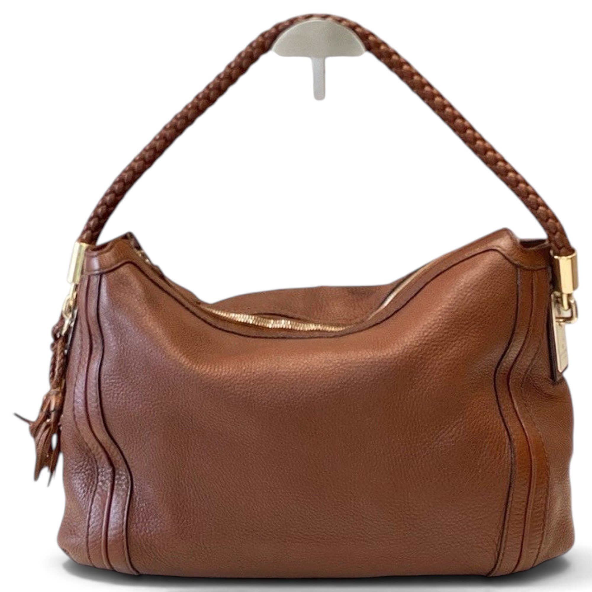 Hobo leather handbag