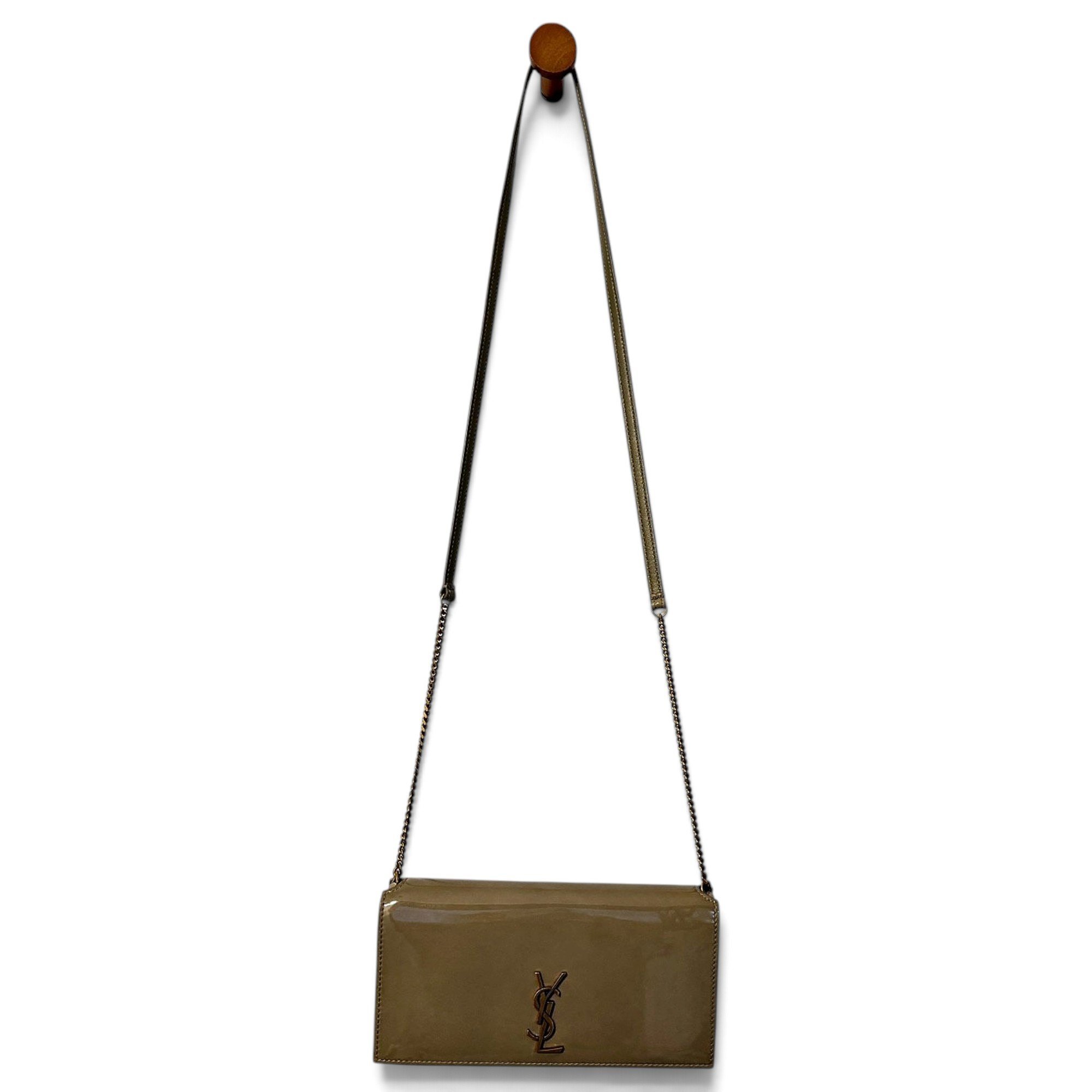 Patent leather crossbody bag
