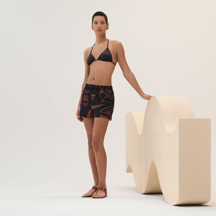 Bleu Gabier "Thalassa Tattoo" Beach Shorts
