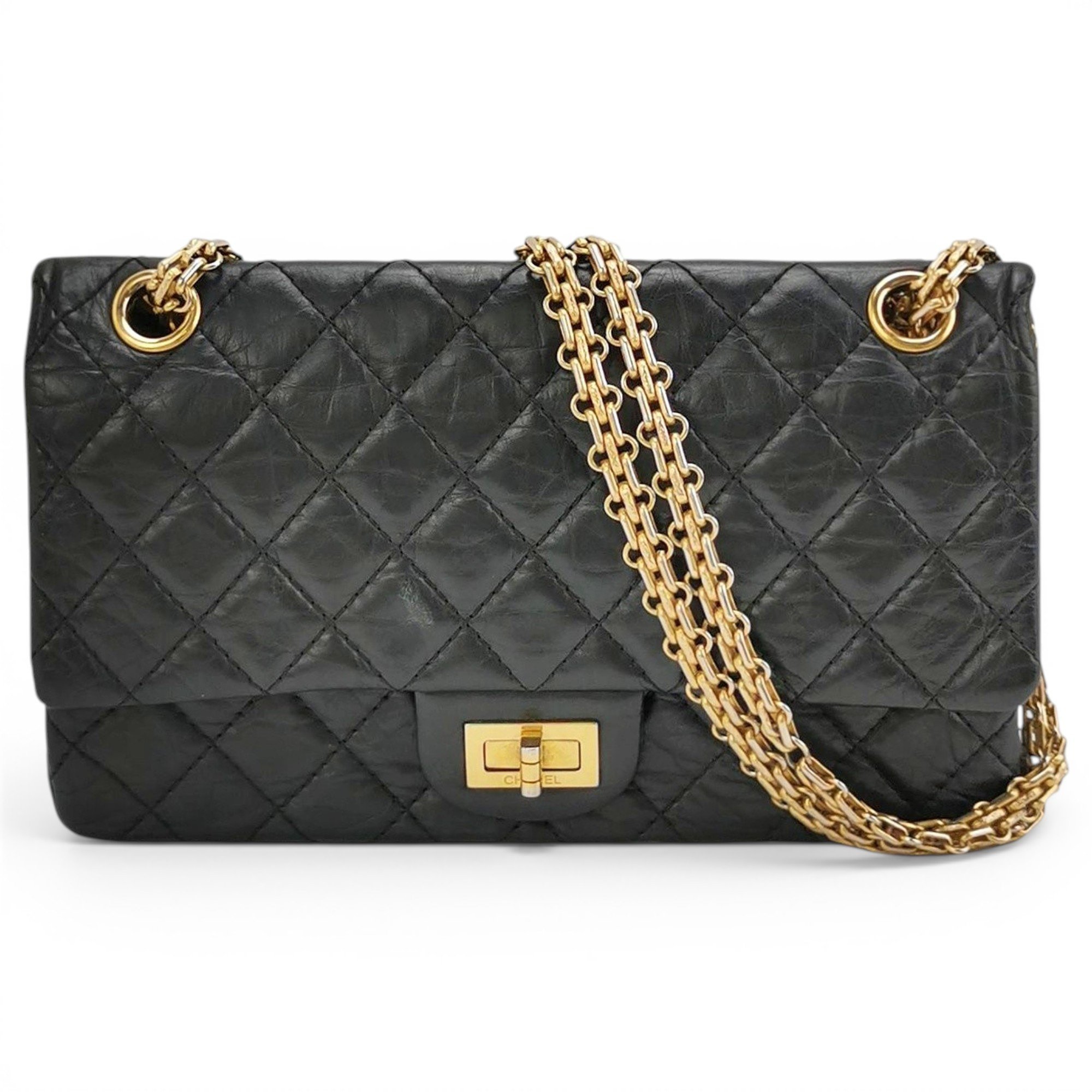 2.55 leather handbag