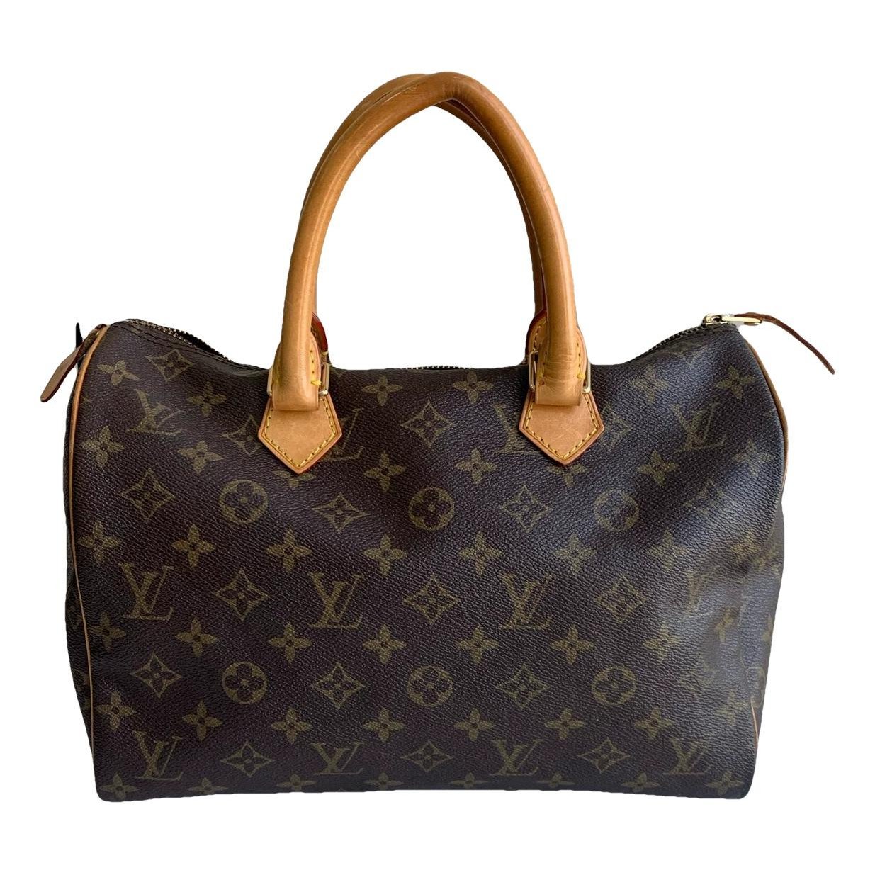 Speedy leather handbag