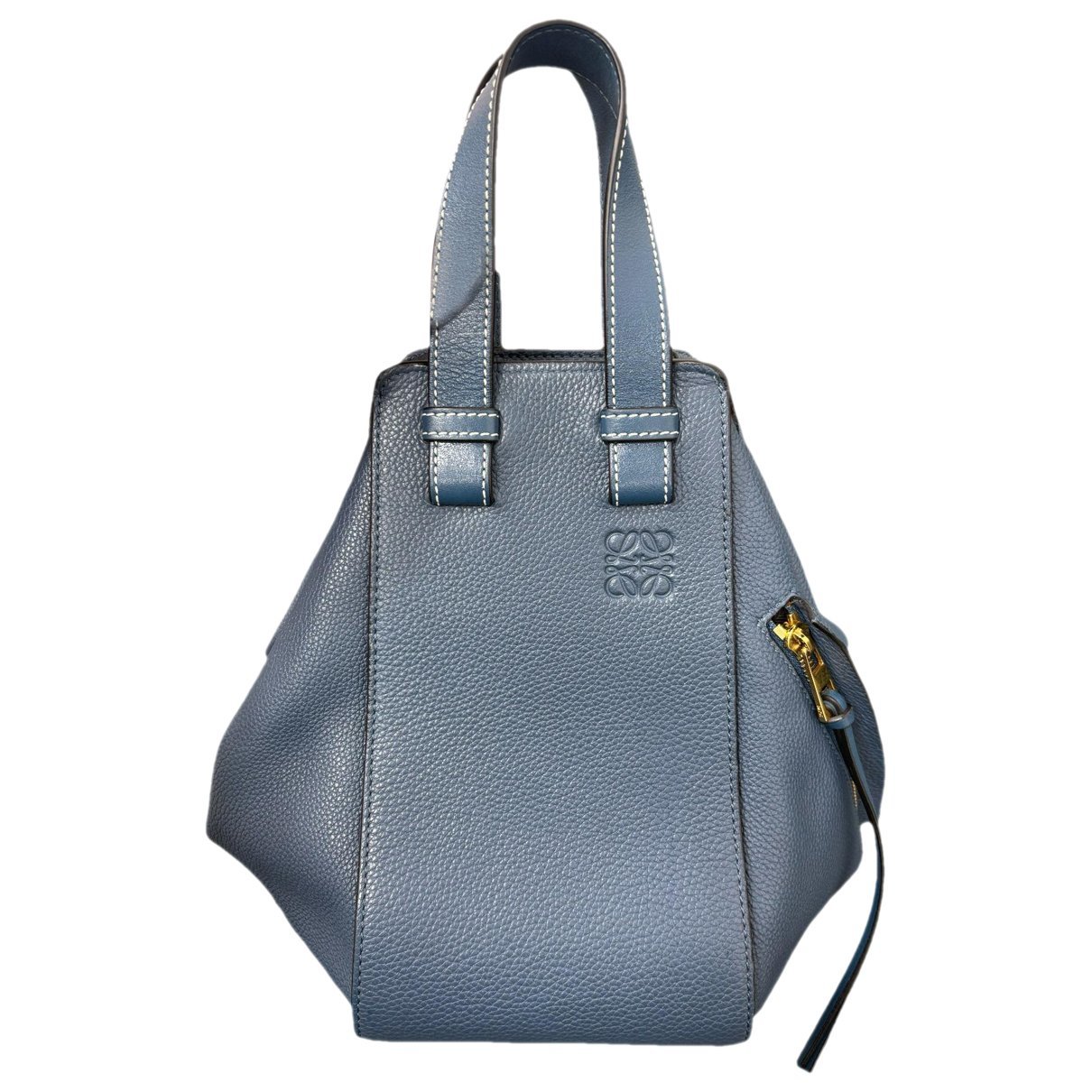 Hammock leather handbag