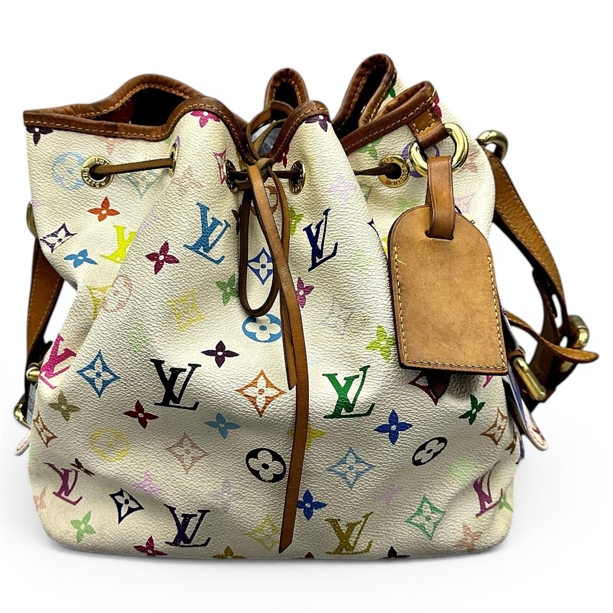 Petit Noé trunk leather handbag