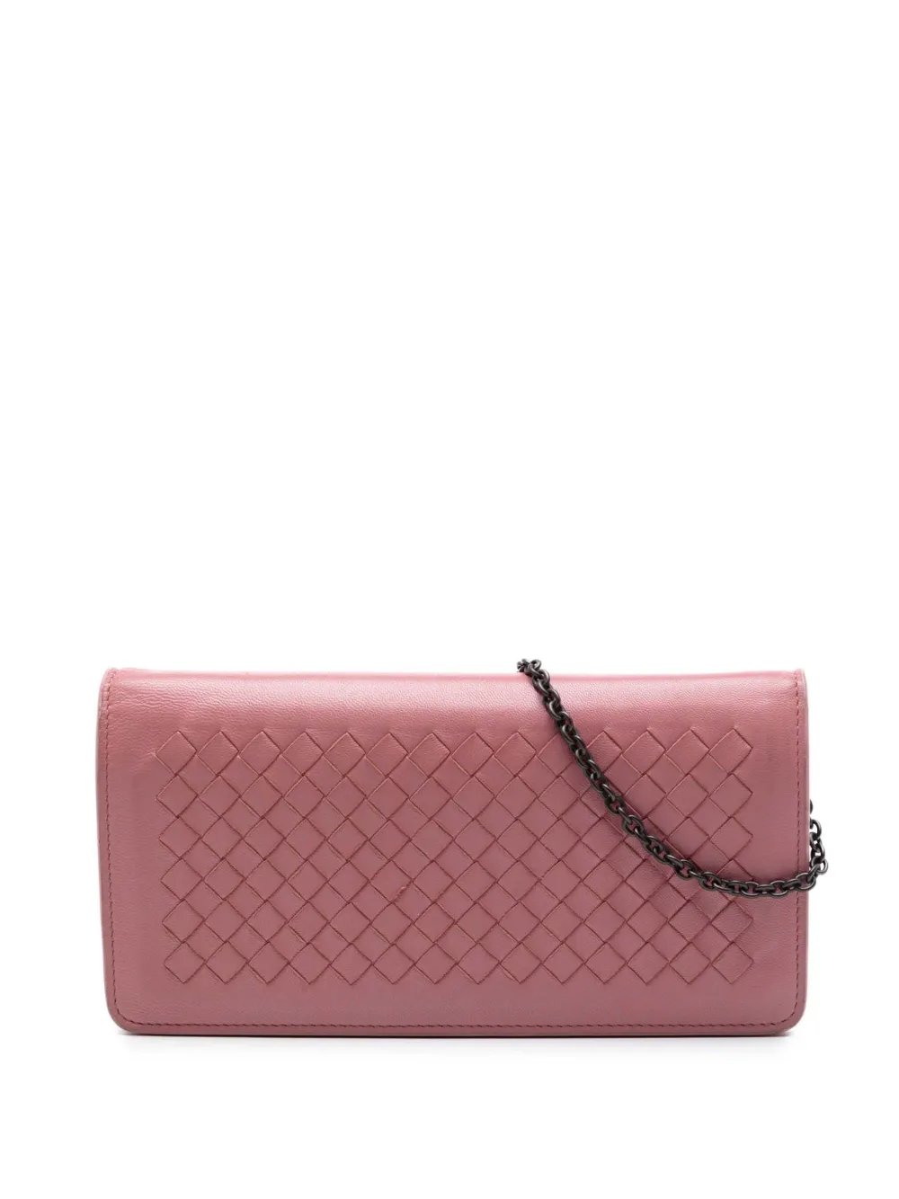 2021-2026 Nappa Intrecciato Continental Wallet on Chain crossbody bag
