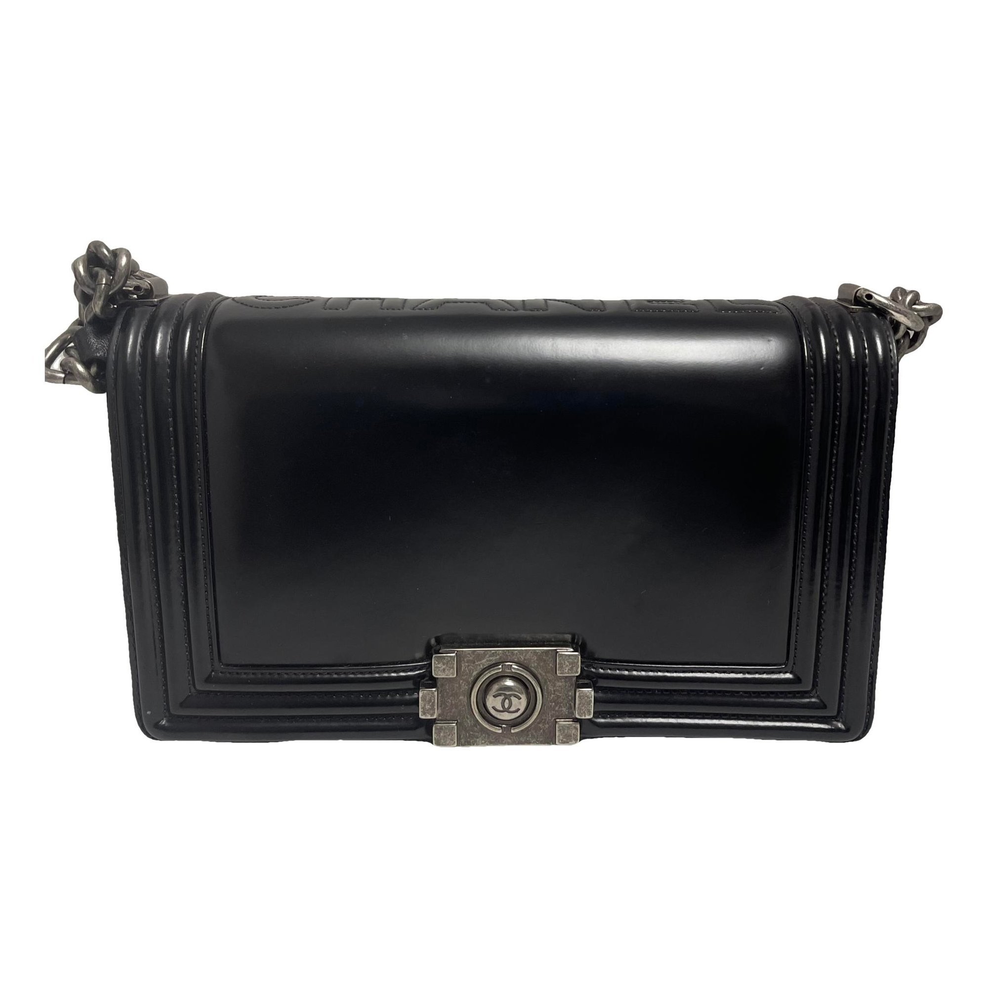 Boy leather crossbody bag