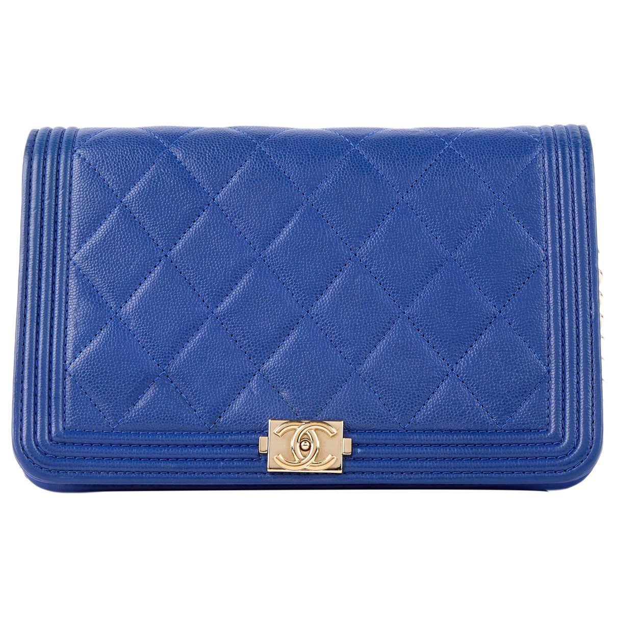 Wallet On Chain Boy leather crossbody bag